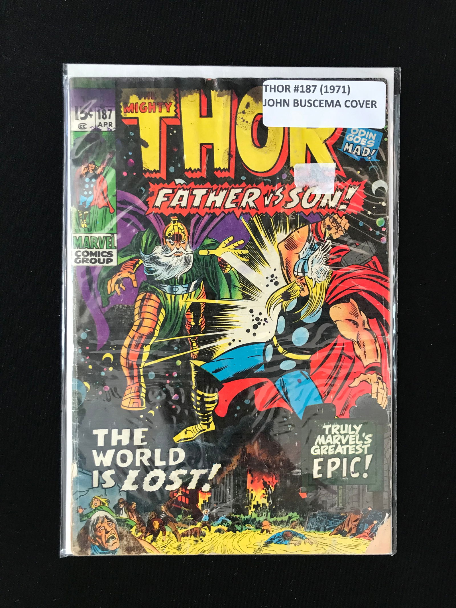 MARVEL COMICS NO.187 THE MIGHTY THOR (1 of 1)