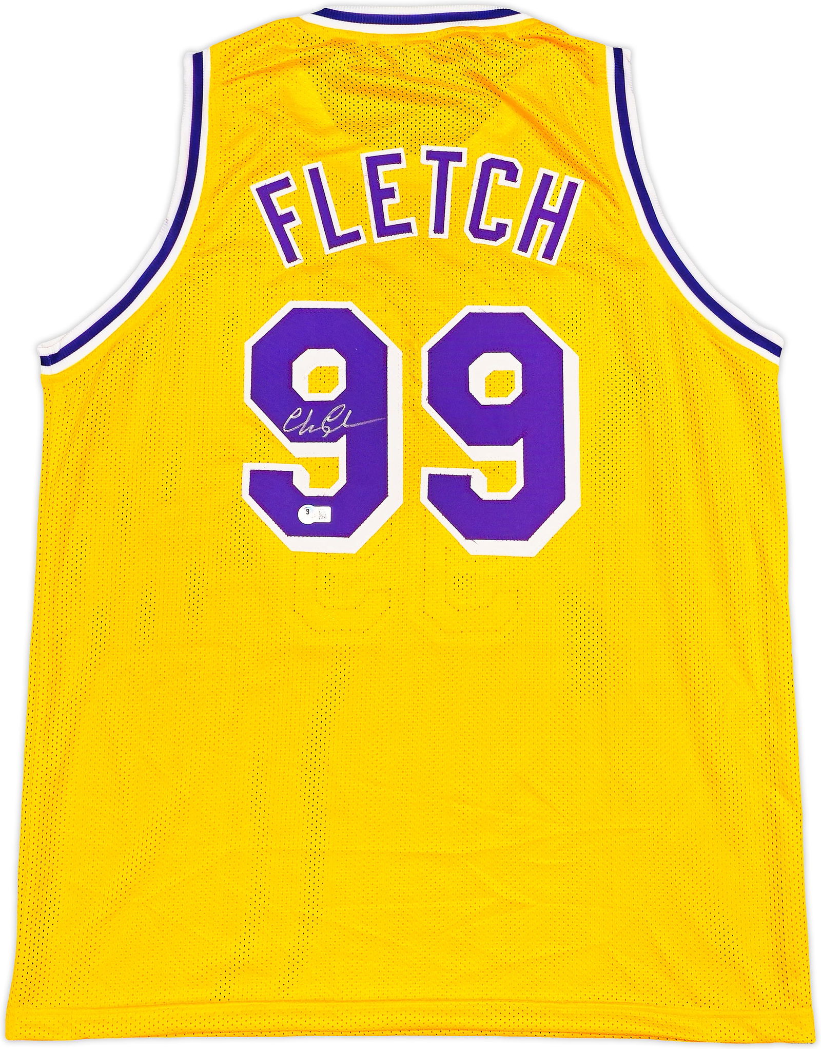 CHEVY CHASE SIGNED "FLETCH" LA LAKERS JERSEY (BECKETT COA) (1 of 3)