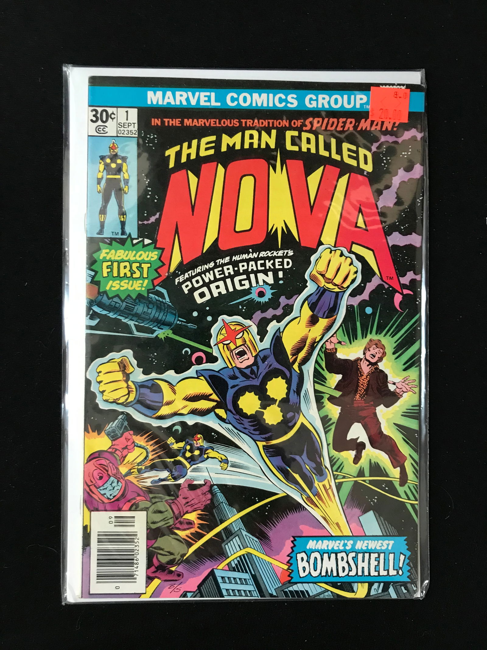 AMRVEL COMICS NO.1 THE MAN CALLED NOVA (1 of 1)