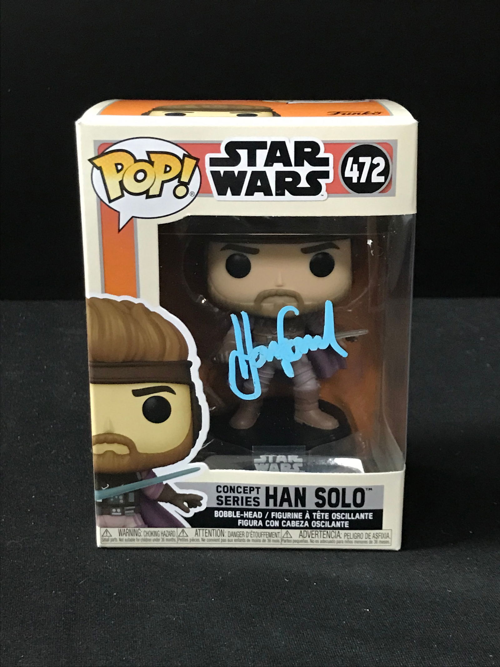 HARRISON FORD SIGNED "HAN SOLO" FUNKO POP! (KB AUTHENTICS COA) (1 of 2)