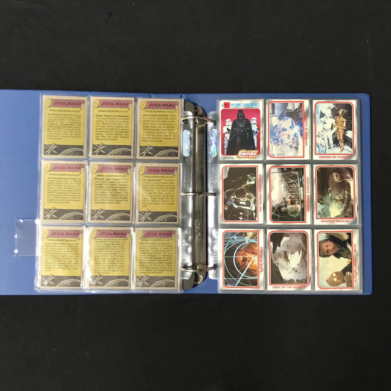 BINDER OF STAR WARS CARDS (1 of 1)