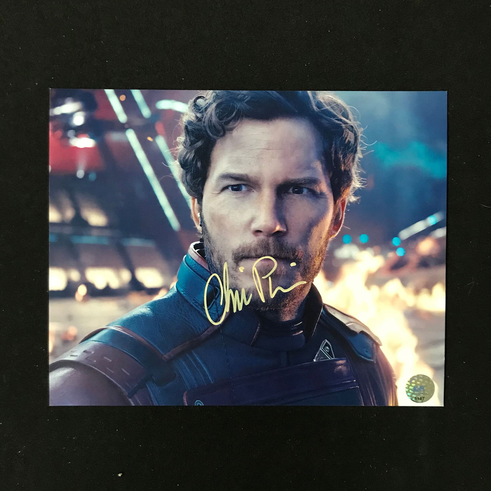 CHRIS PRATT SIGNED 'STAR LORD' 8X10 PHOTO KB AUTHENTICS COA (1 of 1)