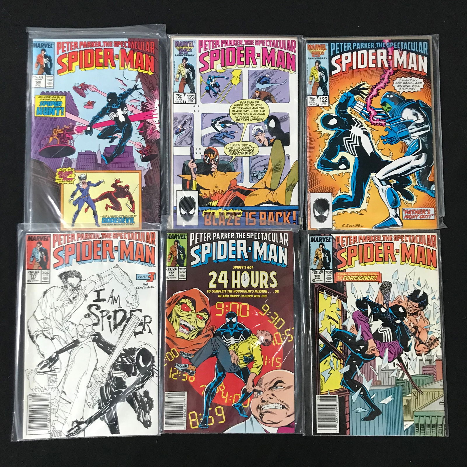 LOT OF 6 SPIDERMAN COMICS (MARVEL COMICS) (1 of 1)