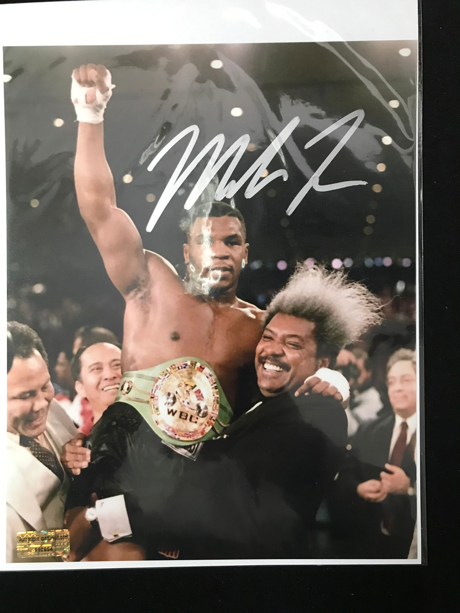 MIKE TYSON SIGNED 8X10 PHOTO (RED CARPET COA) (1 of 2)