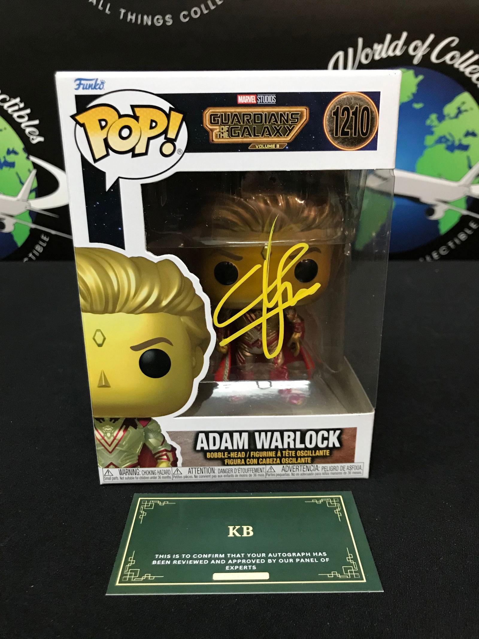 WILL POULTER SIGNED "ADAM WARLOCK" FUNKO POP! (KB AUTHENTICS COA) (1 of 2)