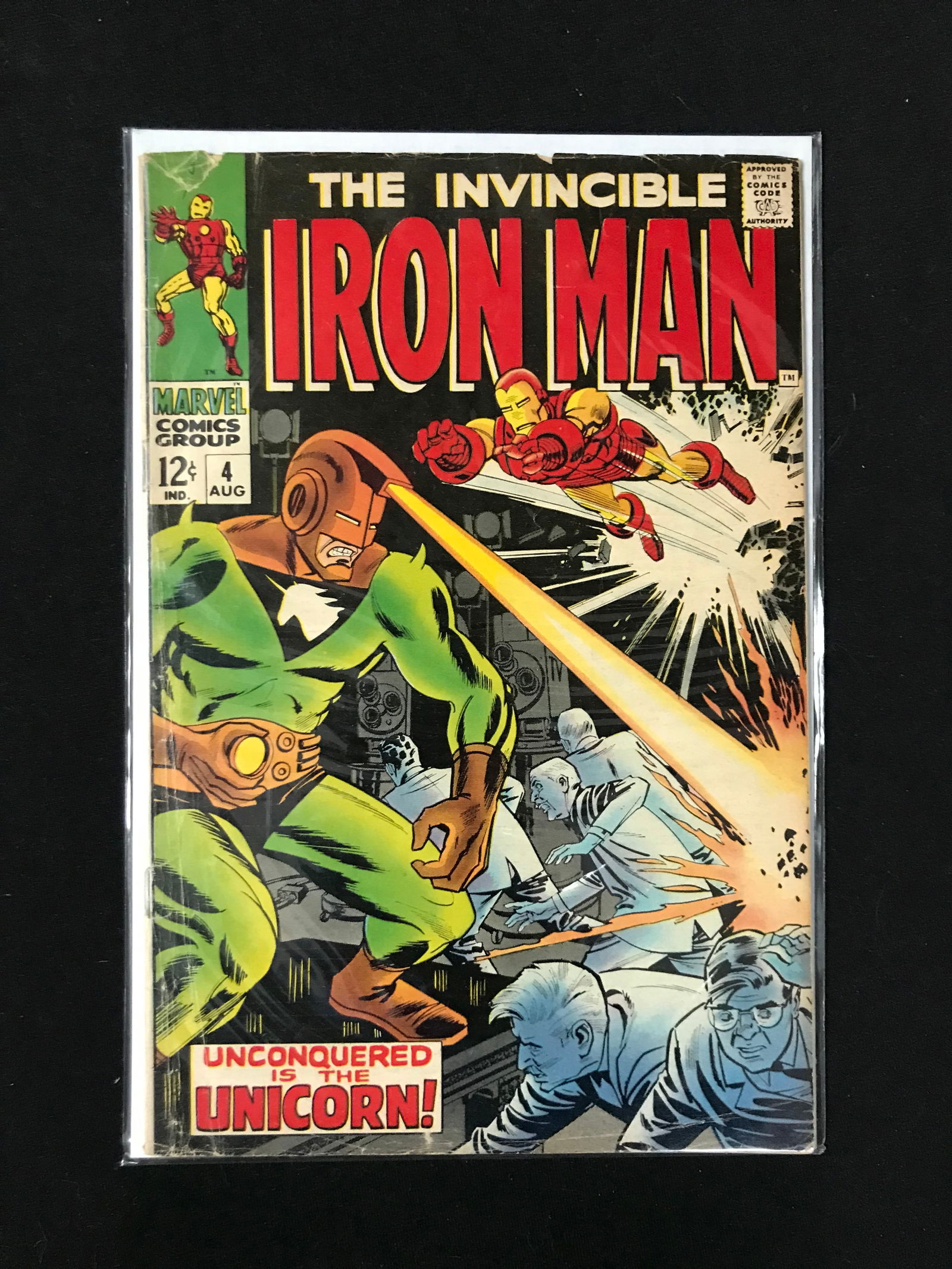 MARVEL COMICS NO.4 THE INVINCIBLE IRON MAN (1 of 1)