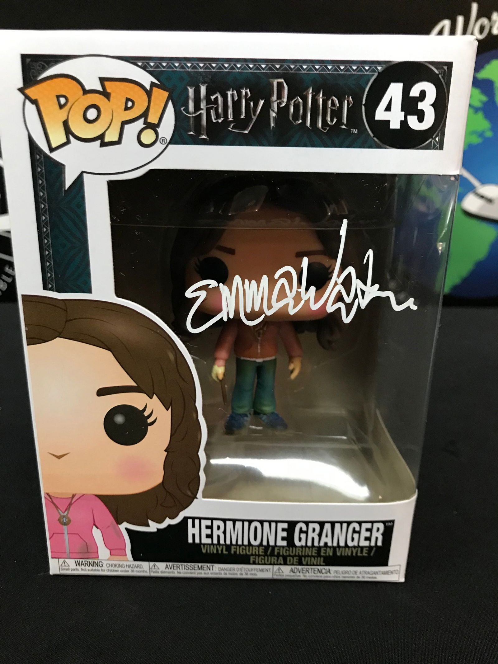 EMMA WATSON SIGNED "HERMIONE GRANGER" FROM HARRY POTTER FUNKO POP! KB COA (1 of 2)