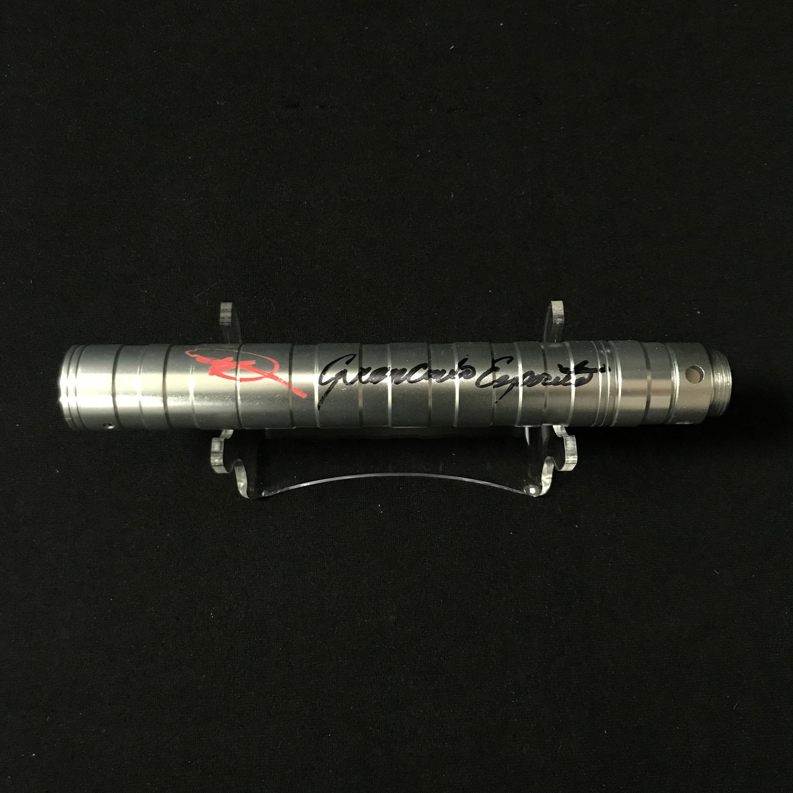RAY PARK AND GIANCARLO ESPOSITO DUAL SIGNED LIGHTSABER WWOC COA: Prices are in Canadian dollars
