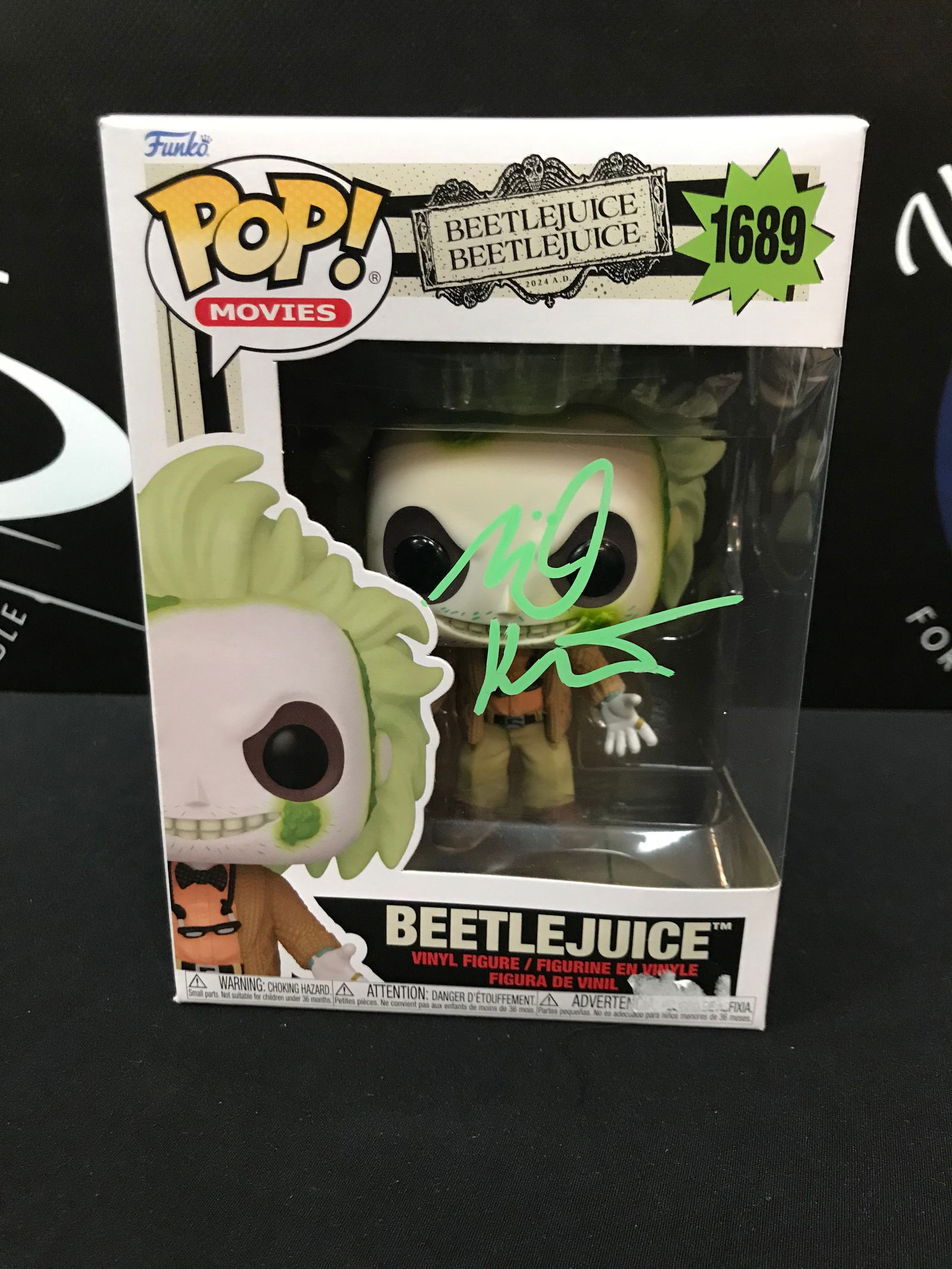 MICHAEL KEATON SIGNED "BEETLEJUICE" FUNKO POP! KB COA (1 of 2)