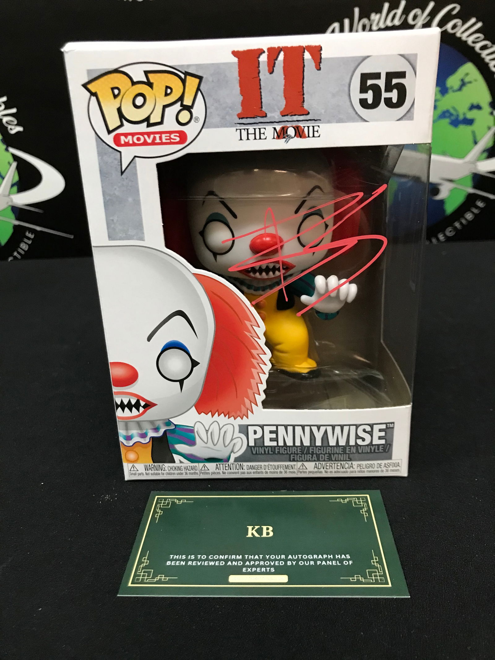BILL SKARSGARD SIGNED "PENNYWISE" FROM IT FUNKO POP! (KB AUTHENTICS COA) (1 of 2)