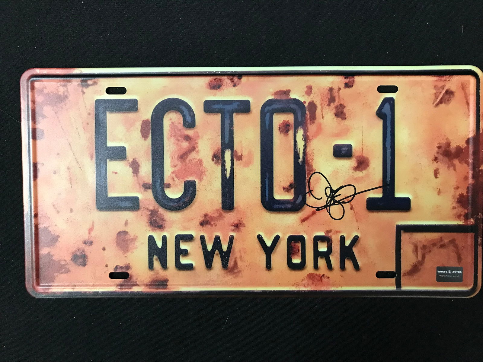 DAN AYKOYD SIGNED GHOSTBUSTER LICENSE (WORLD AUTOS COA) (1 of 1)