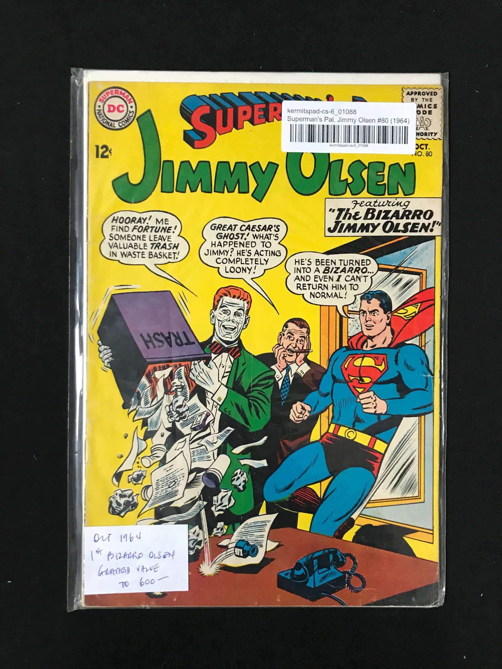 DC COMICS NO.80 SPUERMAN'S PAL JIMMY OLSEN: Prices are in Canadian dollars