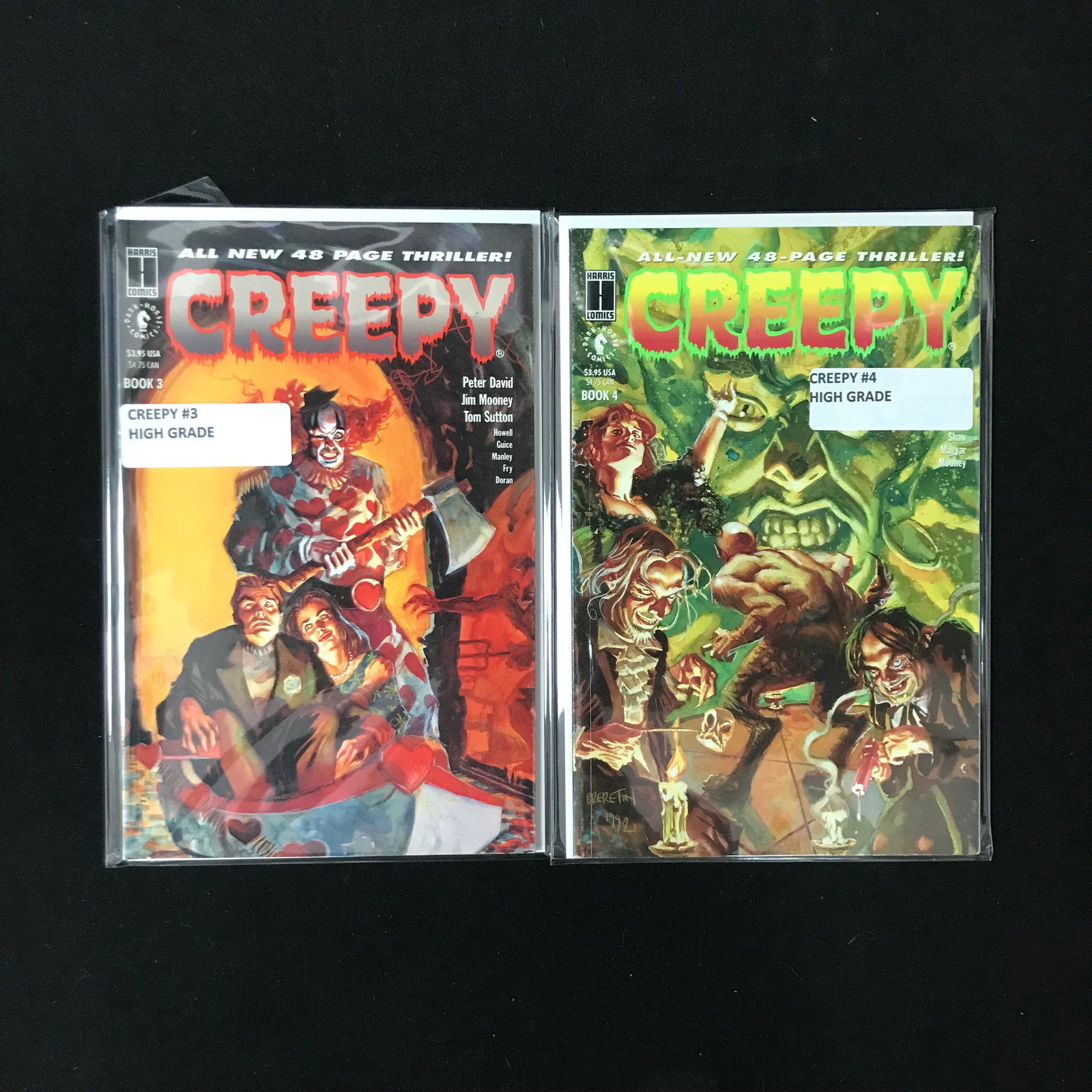 LOT OF 2 CREEPY COMICS (HARRIS COMICS) (1 of 1)