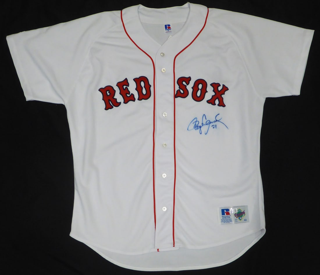 ROGER CLEMENS SIGNED BOSTON RED SOCKS JERSEY (BECKETT COA) (1 of 4)