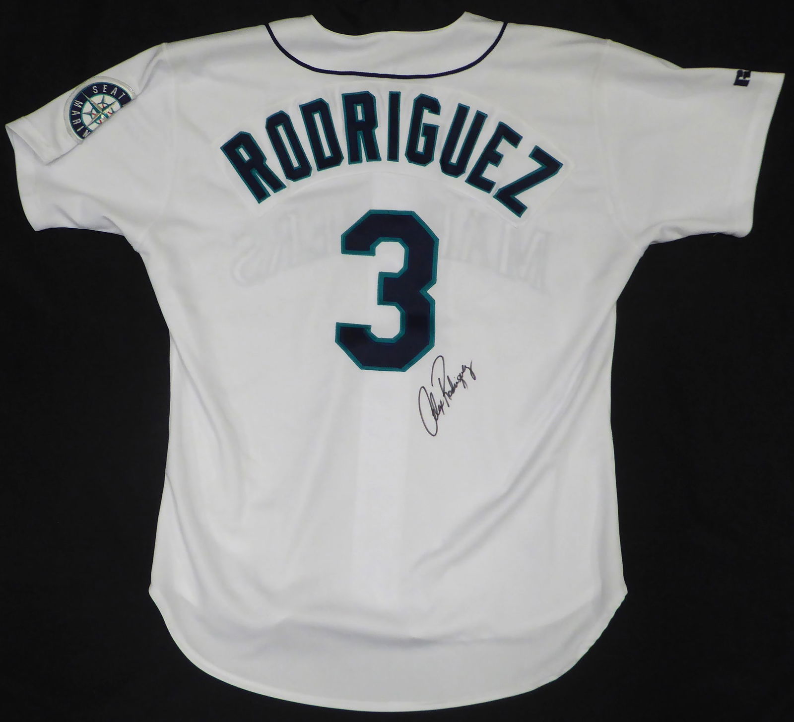 ALEX RODRIGUEZ SIGNED SEATTLE MARINERS JERSEY (BECKETT COA) (1 of 3)