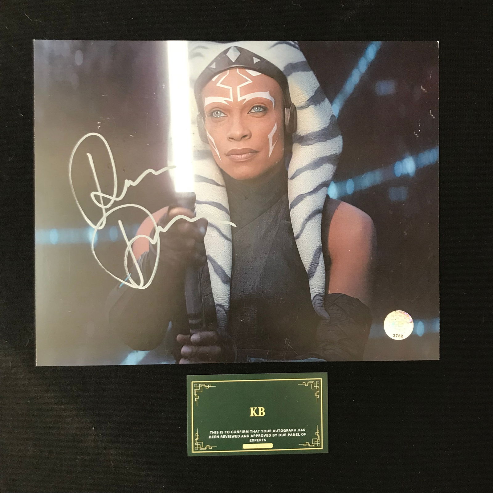 ROSARIO DAWSON SIGNED STAR WARS "AHSOKA" 8X10 PHOTO (KB AUTHENTICS COA) (1 of 1)