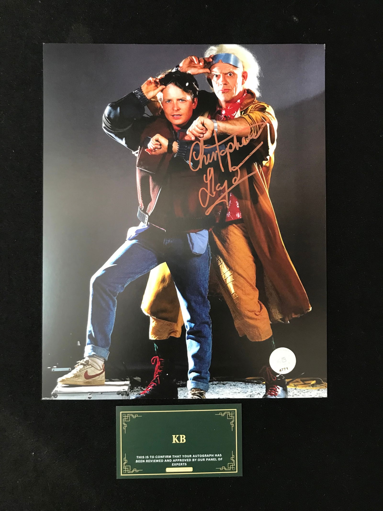 CHRISTOPHER LLOYD SIGNED "BACK TO THE FUTURE" 8X10 PHOTO (KB AUTHENTICS COA) (1 of 1)
