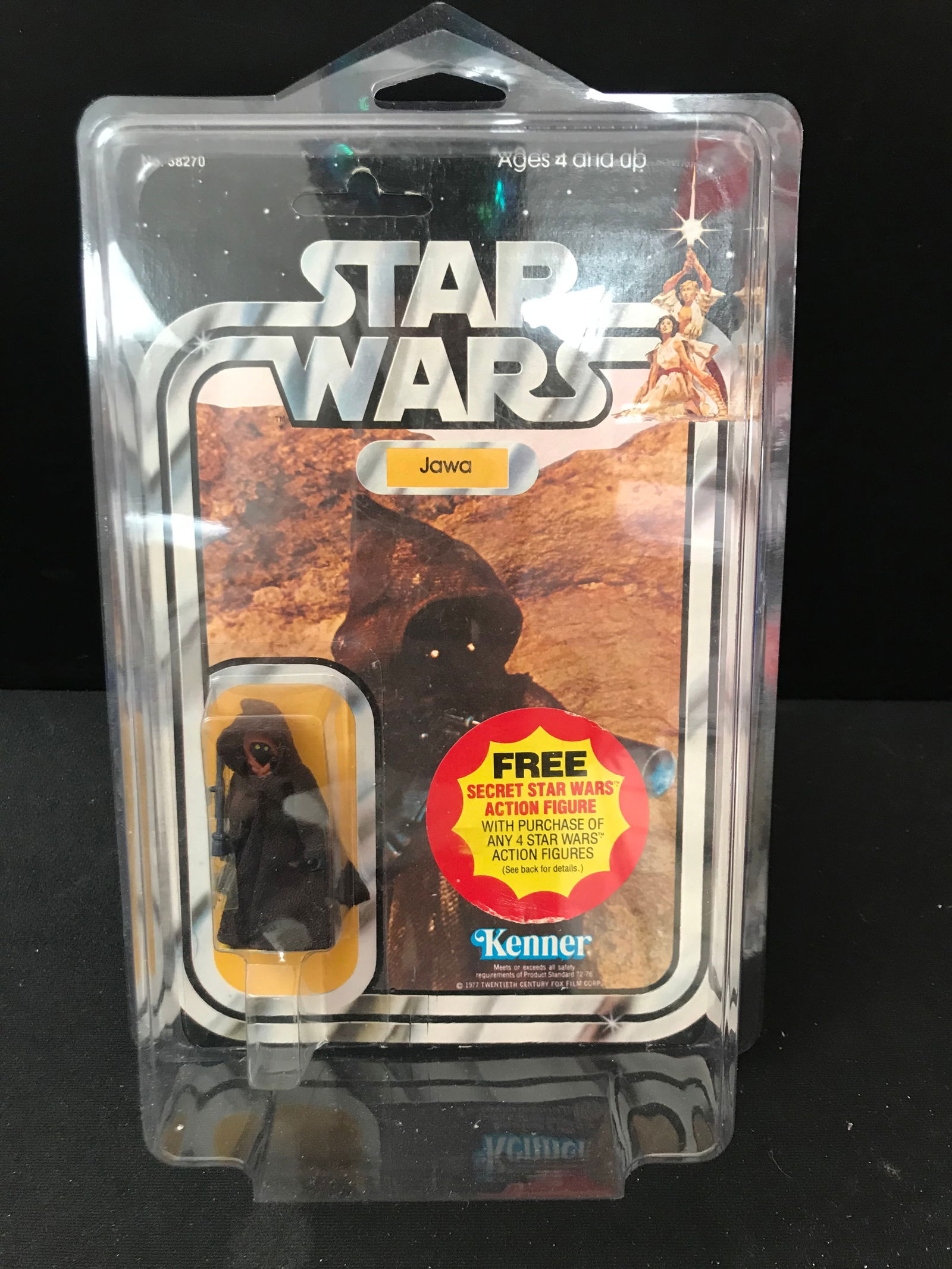 MINT ON CARD KENNER STAR WARS JAWA ACTION FIGURE (1 of 2)