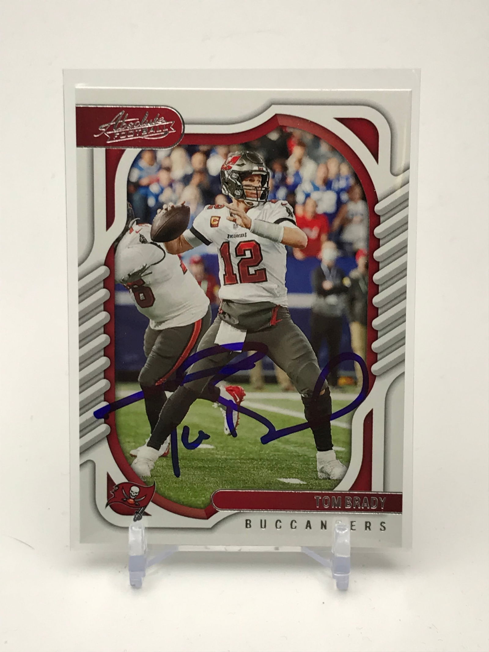 2022 TOM BRADY SIGNED PANINI ABSOLUTE FOOTBALL CARD NO. 78 (1 of 2)