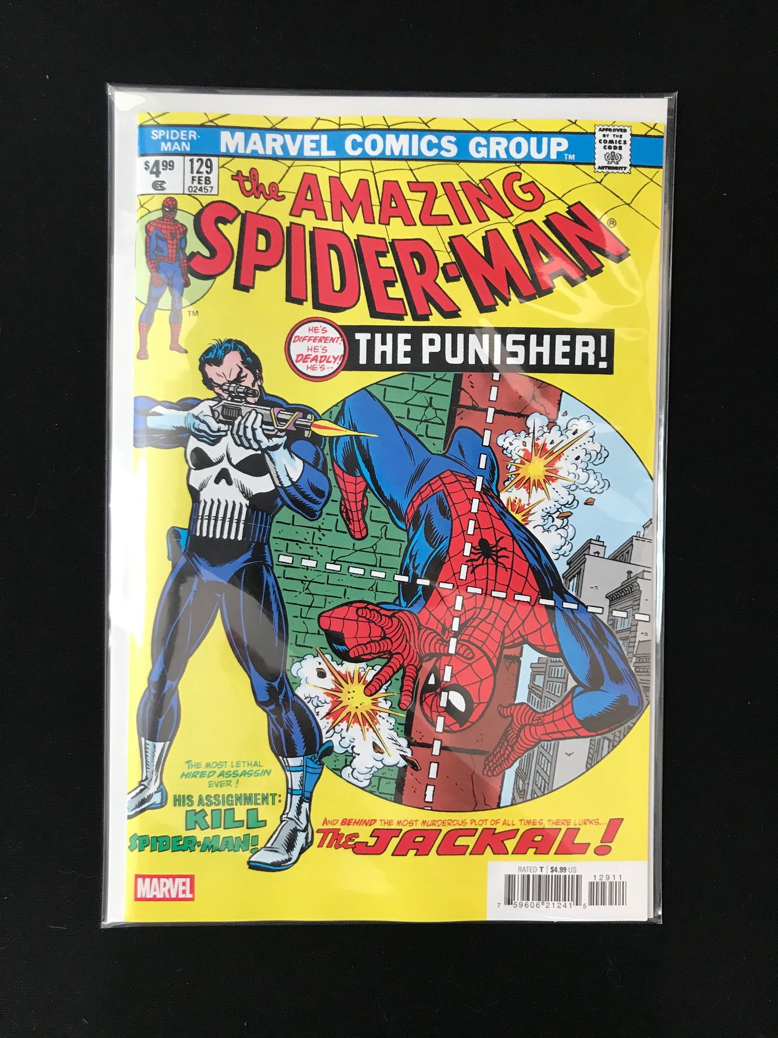 MARVEL COMICS NO.129 THE AMAZING SPIDERMAN (REPRINT) (1 of 1)