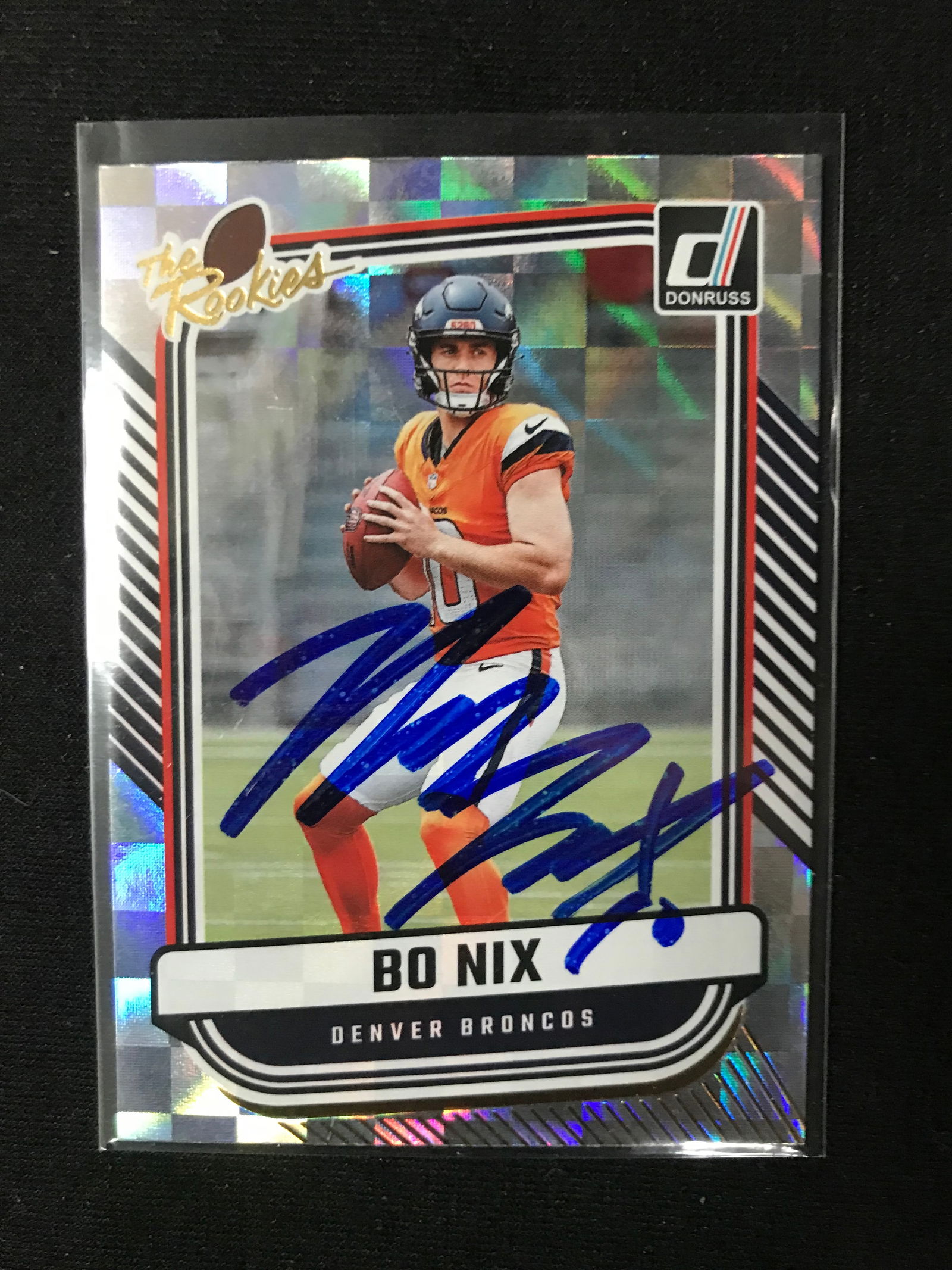 BO NIX SIGNED PANINI DONRUSS ROOKIE CARD (1 of 1)