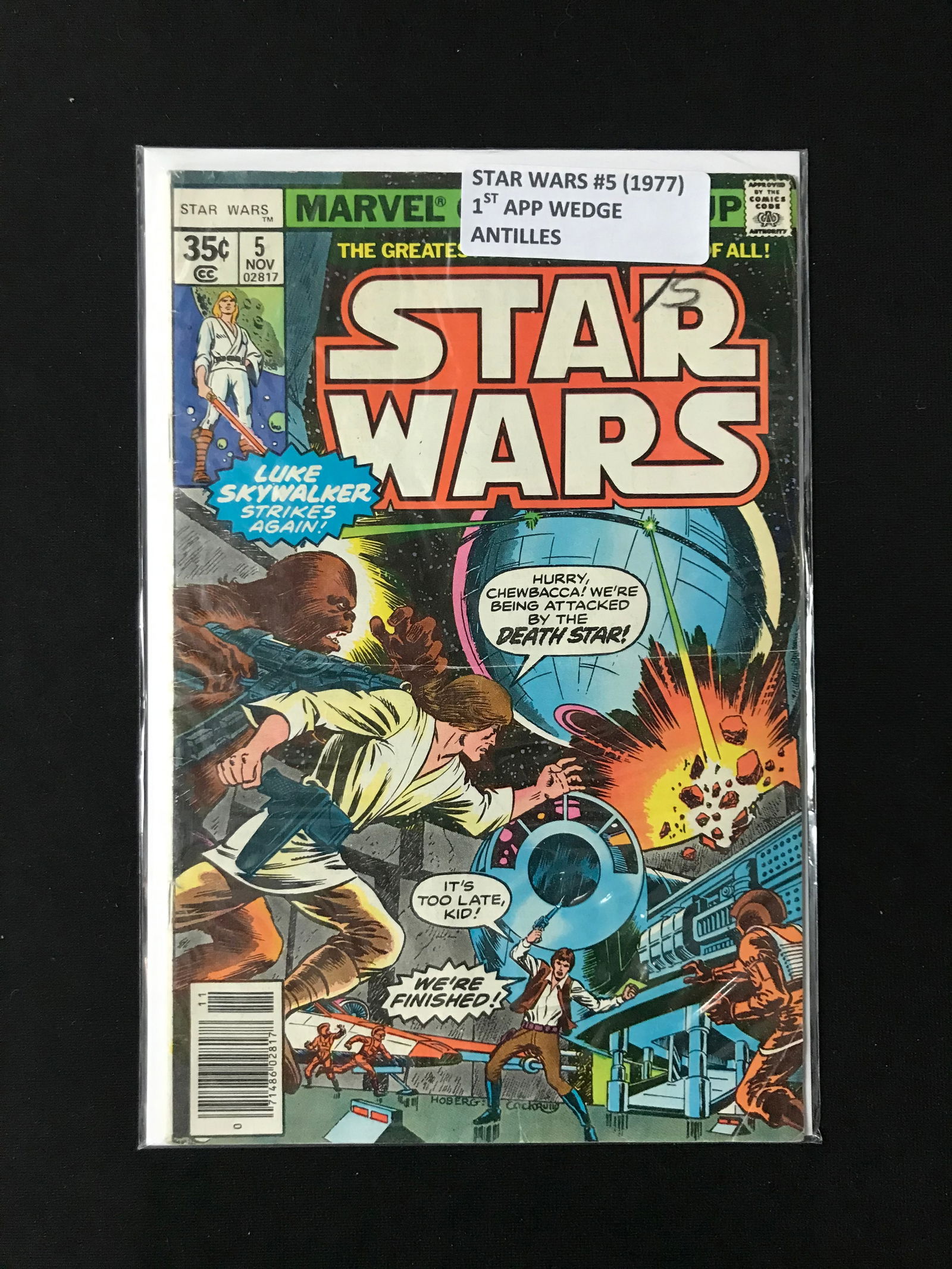 MARVEL COMICS NO.5 STAR WARS (1 of 1)