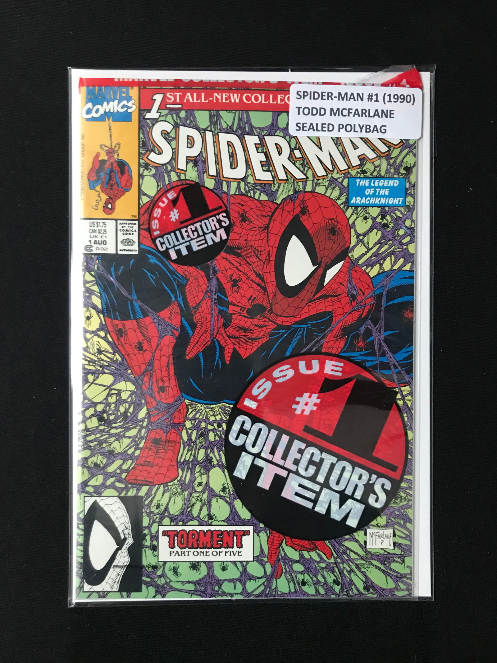 MARVEL COMICS NO.1 SPIDERMAN (SEALED POLYBAG) (1 of 1)
