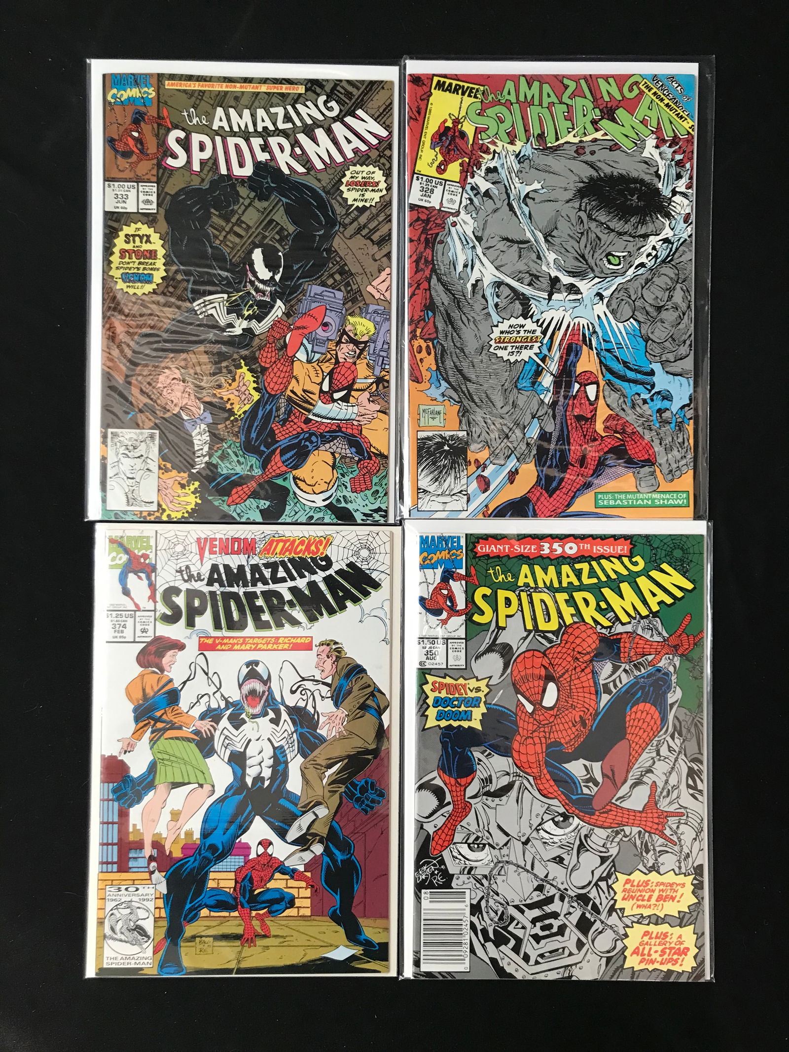LOT OF 4 SPIDERMAN COMICS (MARVEL COMICS) (1 of 1)