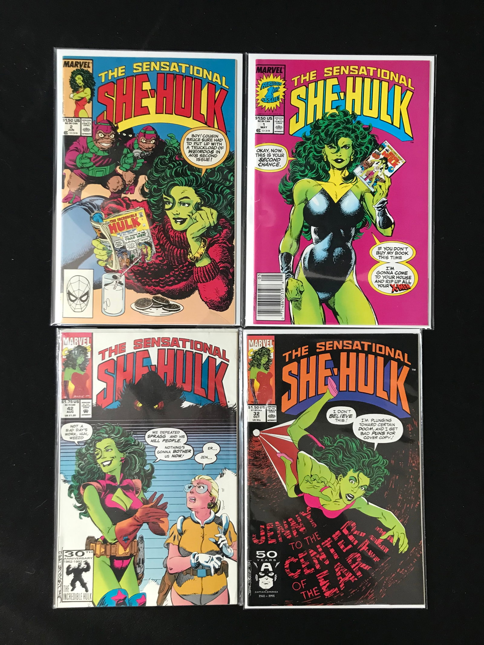LOT OF 4 SHE-HULK COMICS (MARVEL COMICS): Prices are in Canadian dollars