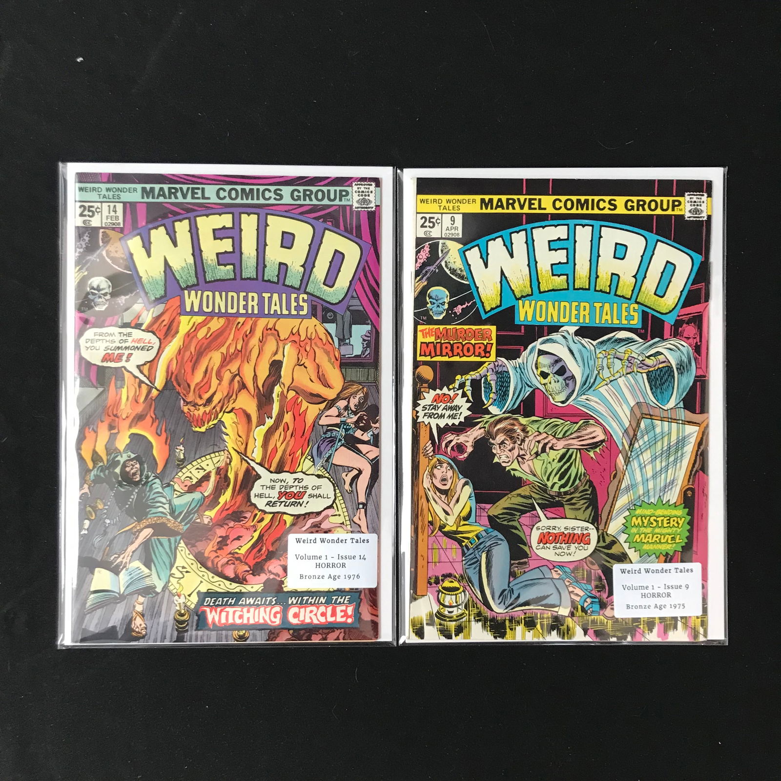 LOT OF 2 WEIRD WONDER TALES (MARVEL COMICS) (1 of 1)