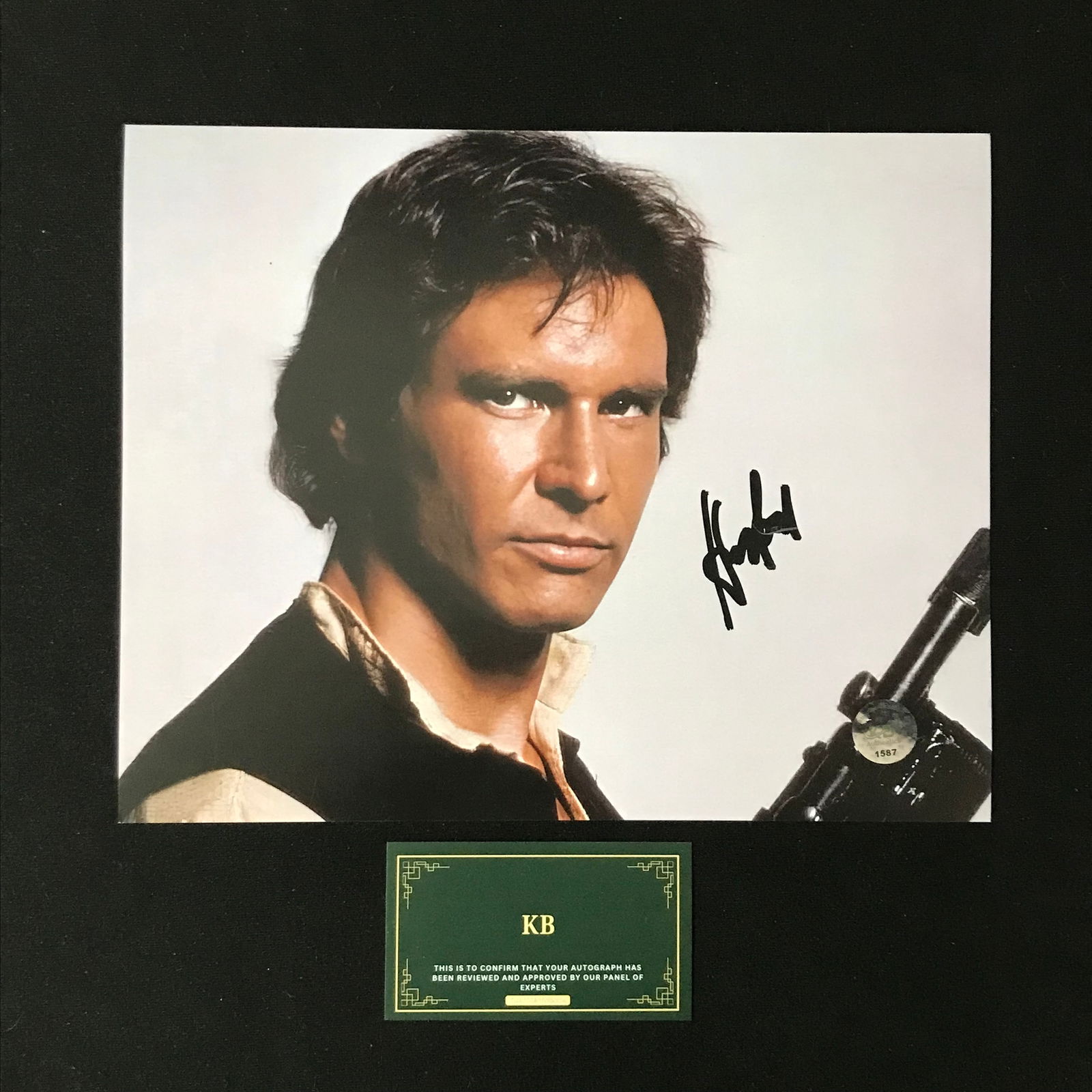 HARRISON FORD SIGNED 8X10 PHOTO (KB COA) (1 of 1)