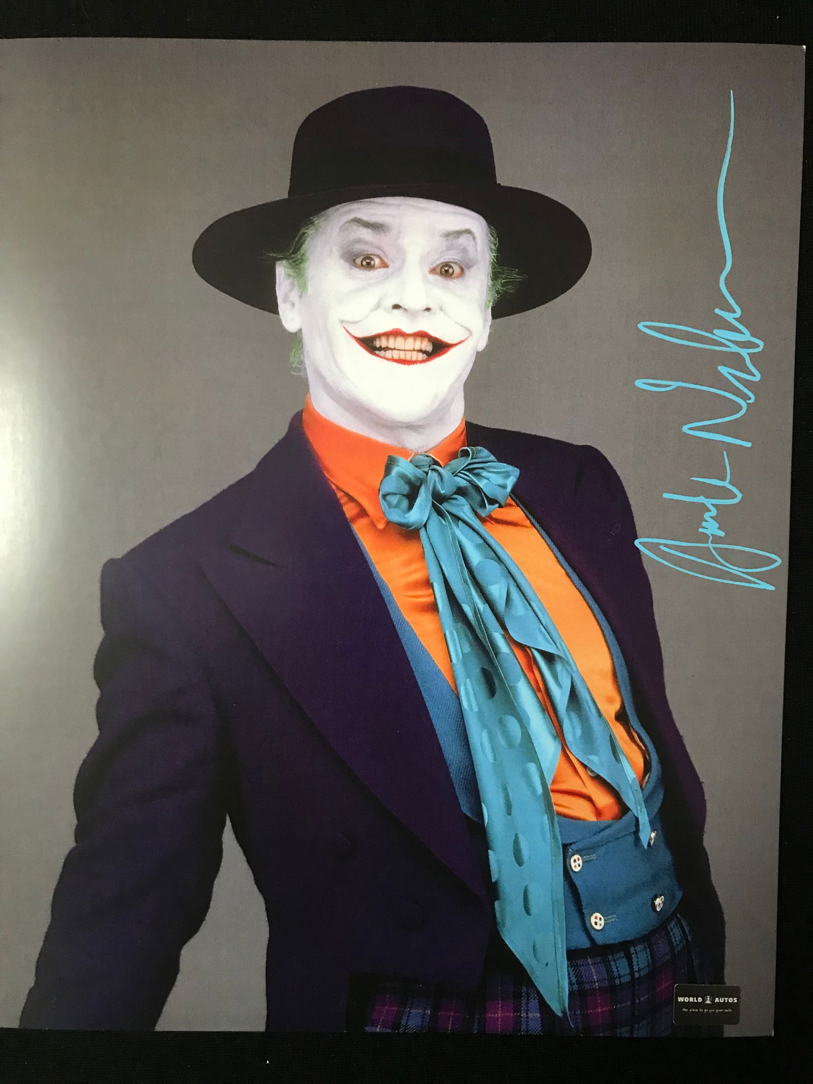 JACK NICHOLSON SIGNED 8X10 PHOTO (WORLD AUTOS COA) (1 of 2)