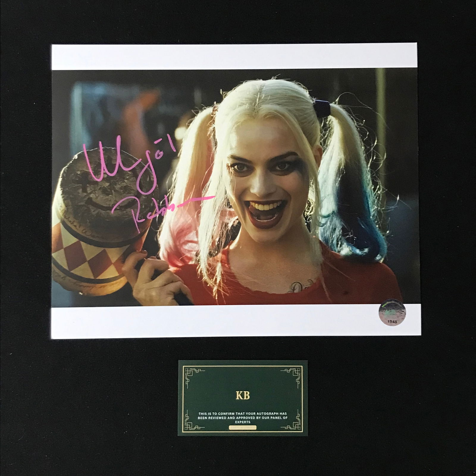 MARGOT ROBBIE SIGNED 8X10 PHOTO KB COA (1 of 1)