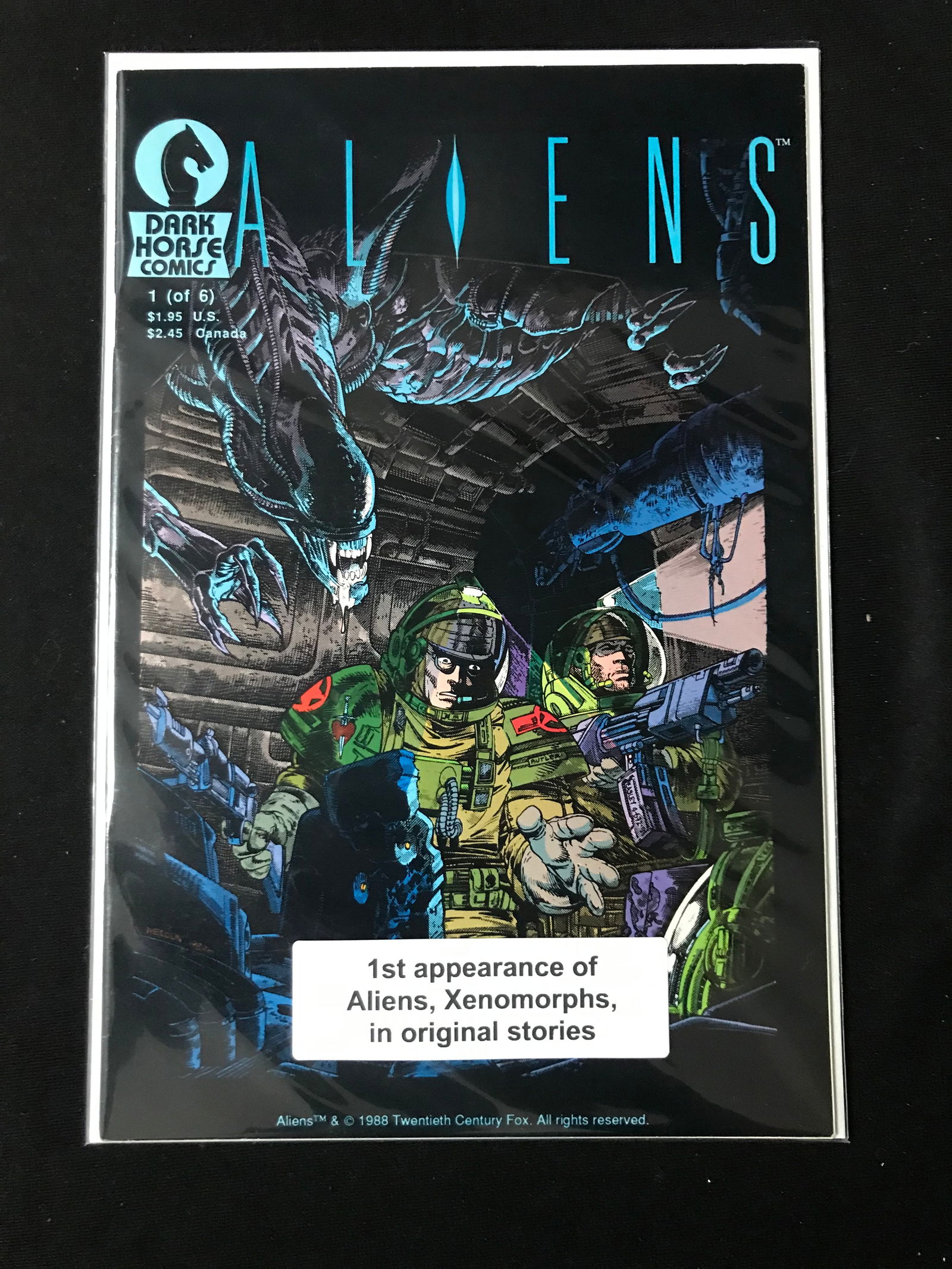 BIG KEY DARK HORSE COMICS NO.1 ALIENS (1ST APPEARANCE ALIENS) (1 of 1)