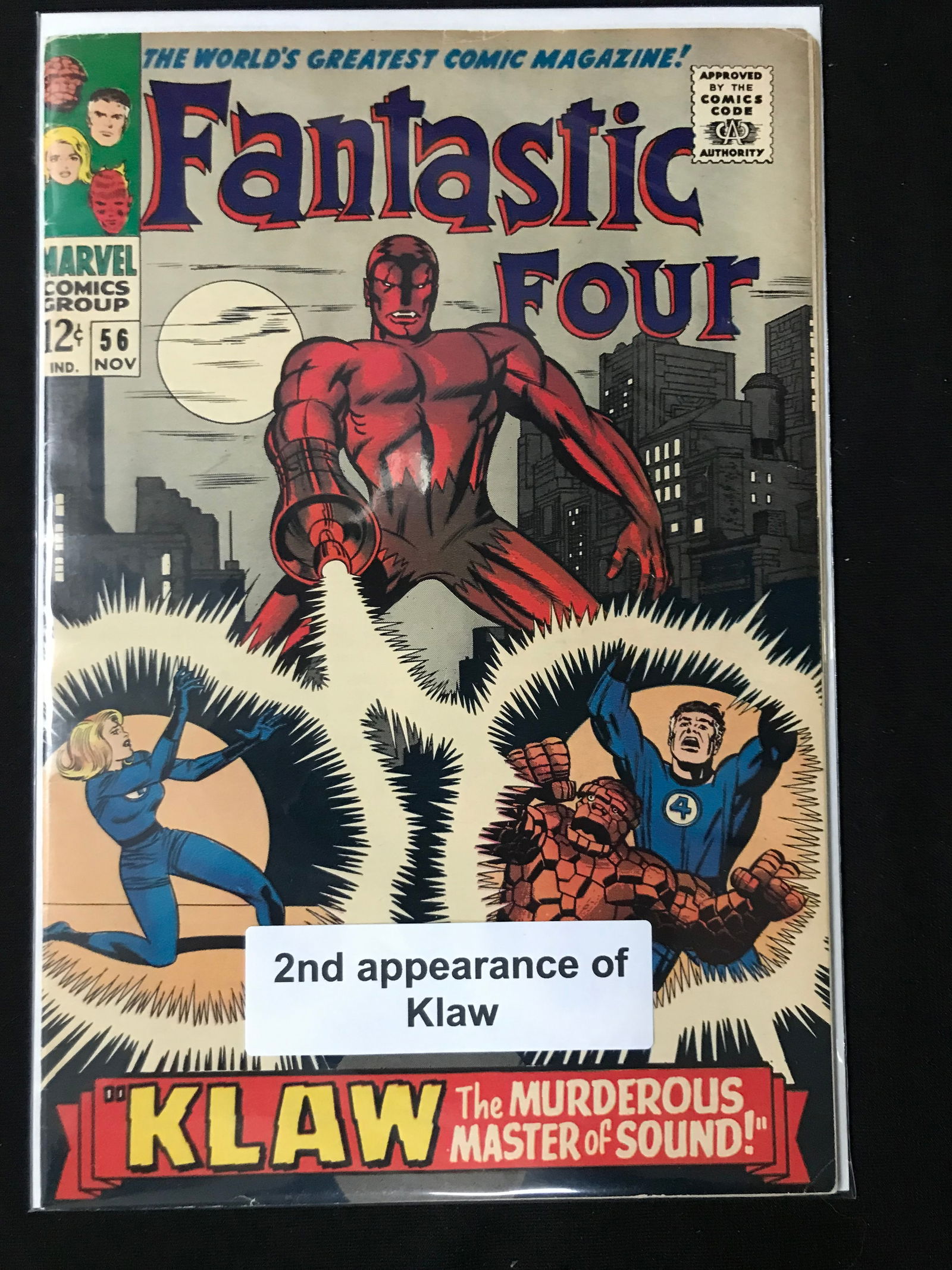 MARVEL COMICS NO.56 FANTASTIC FOUR (1 of 1)