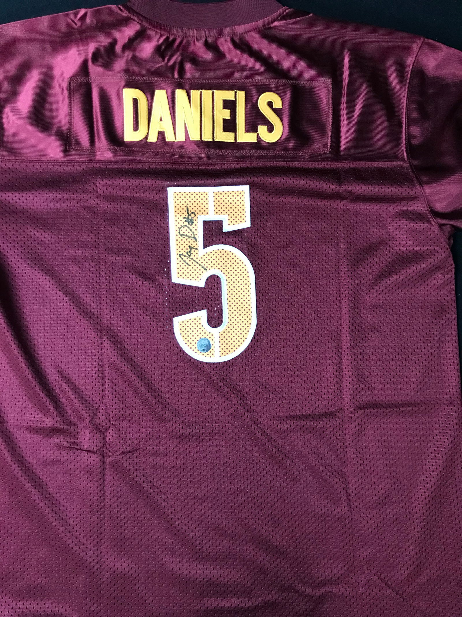 JAYDEN DANIELS SIGNED JERSEY (KB AUTHENTICS COA) (1 of 3)