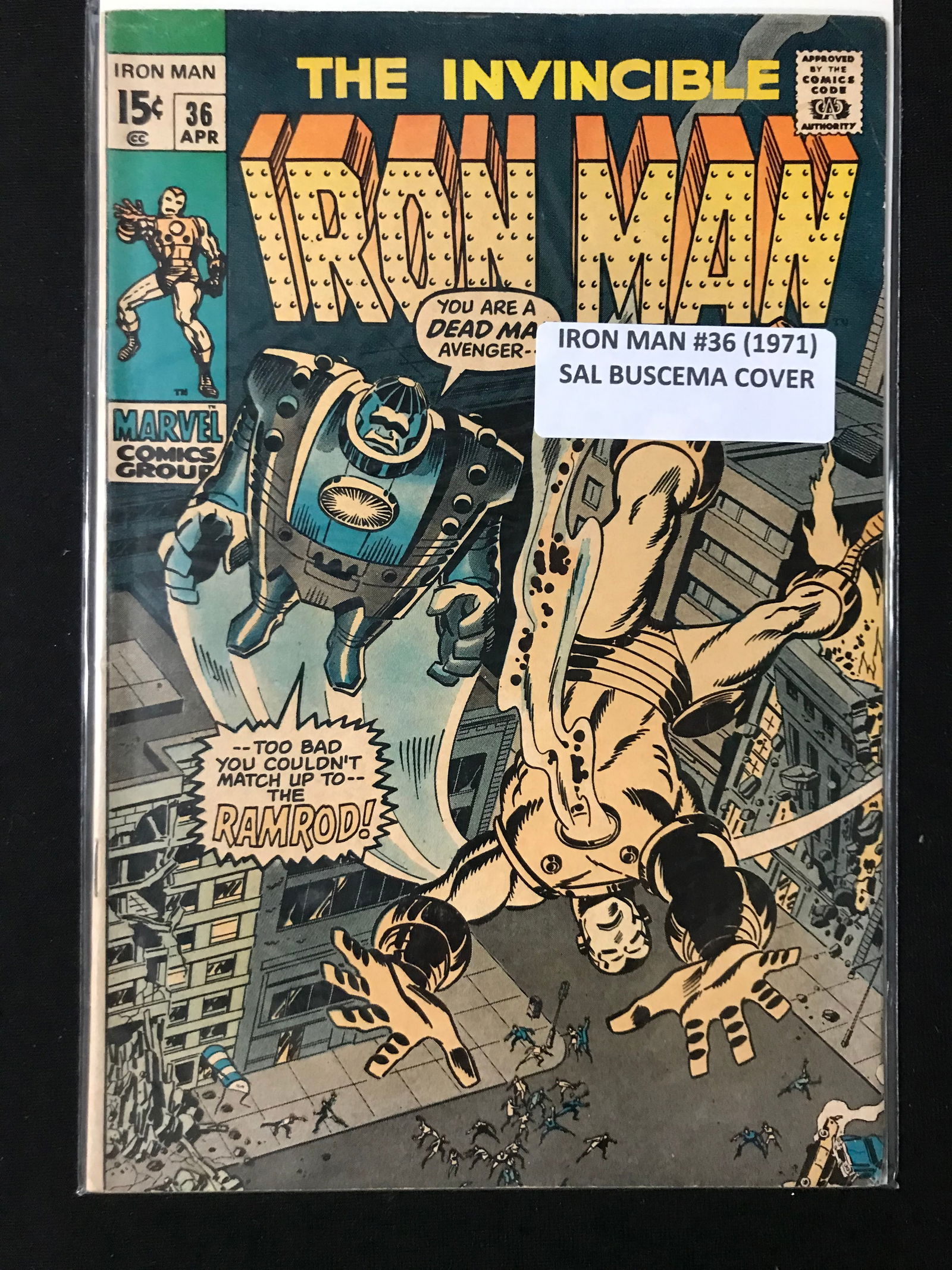 MARVEL COMICS NO.36 THE INVINCIBLE IRON MAN (1 of 1)