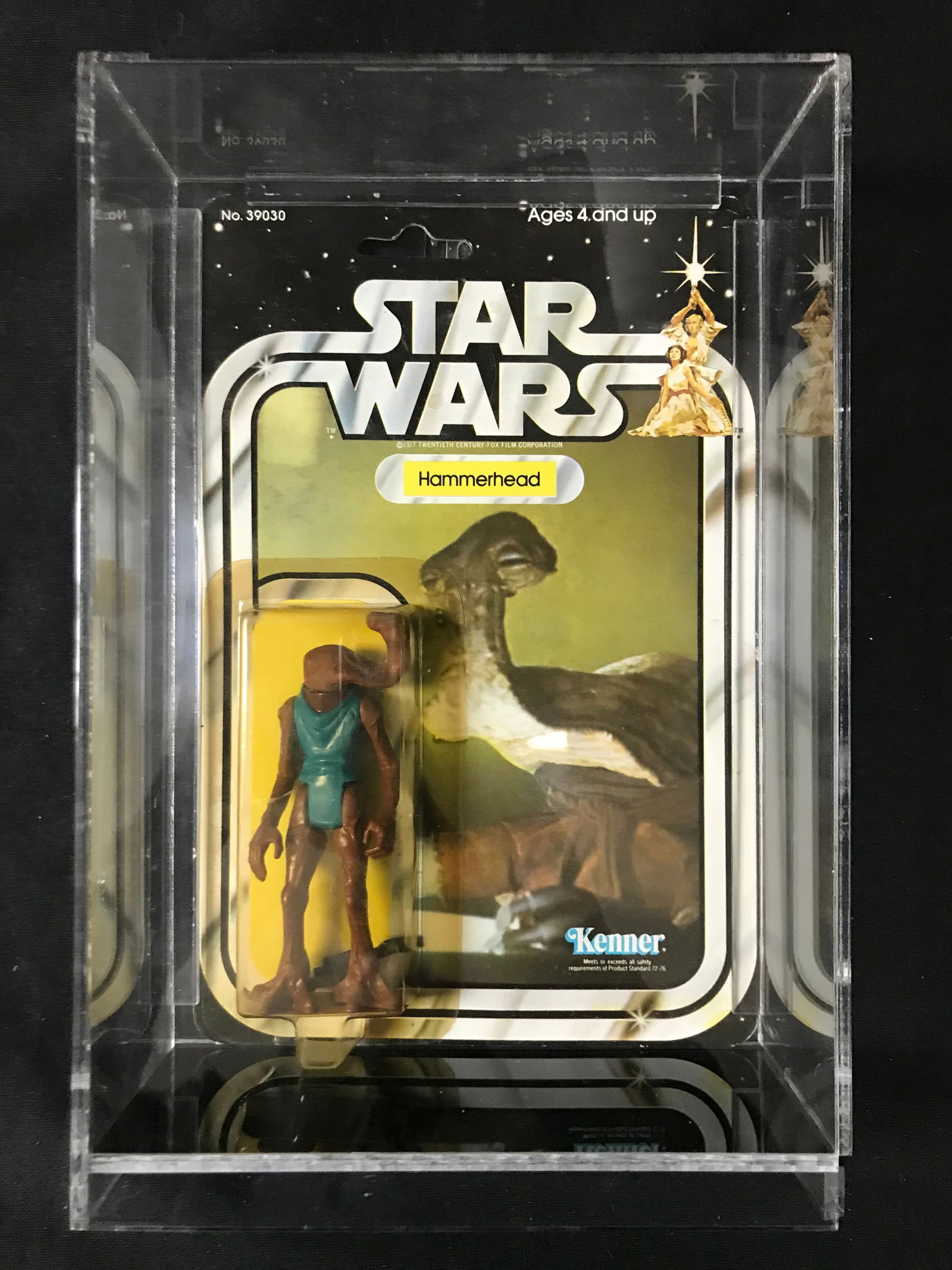 VINTAGE ON CARD KENNER STAR WARS HAMMERHEAD 21 BACK (1 of 2)