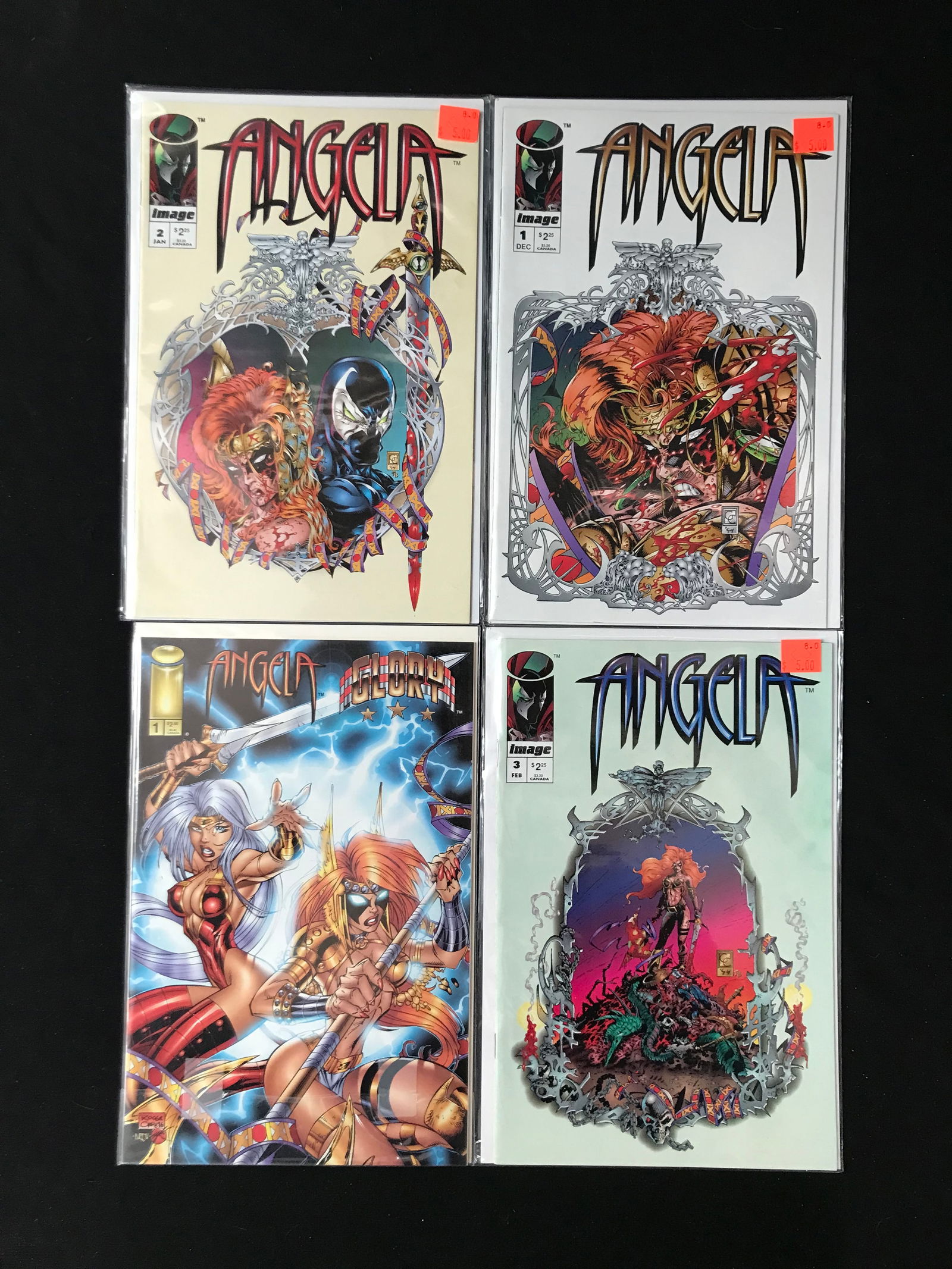 LOT OF 4 ANGELA COMICS (IMAGE COMICS) (1 of 1)
