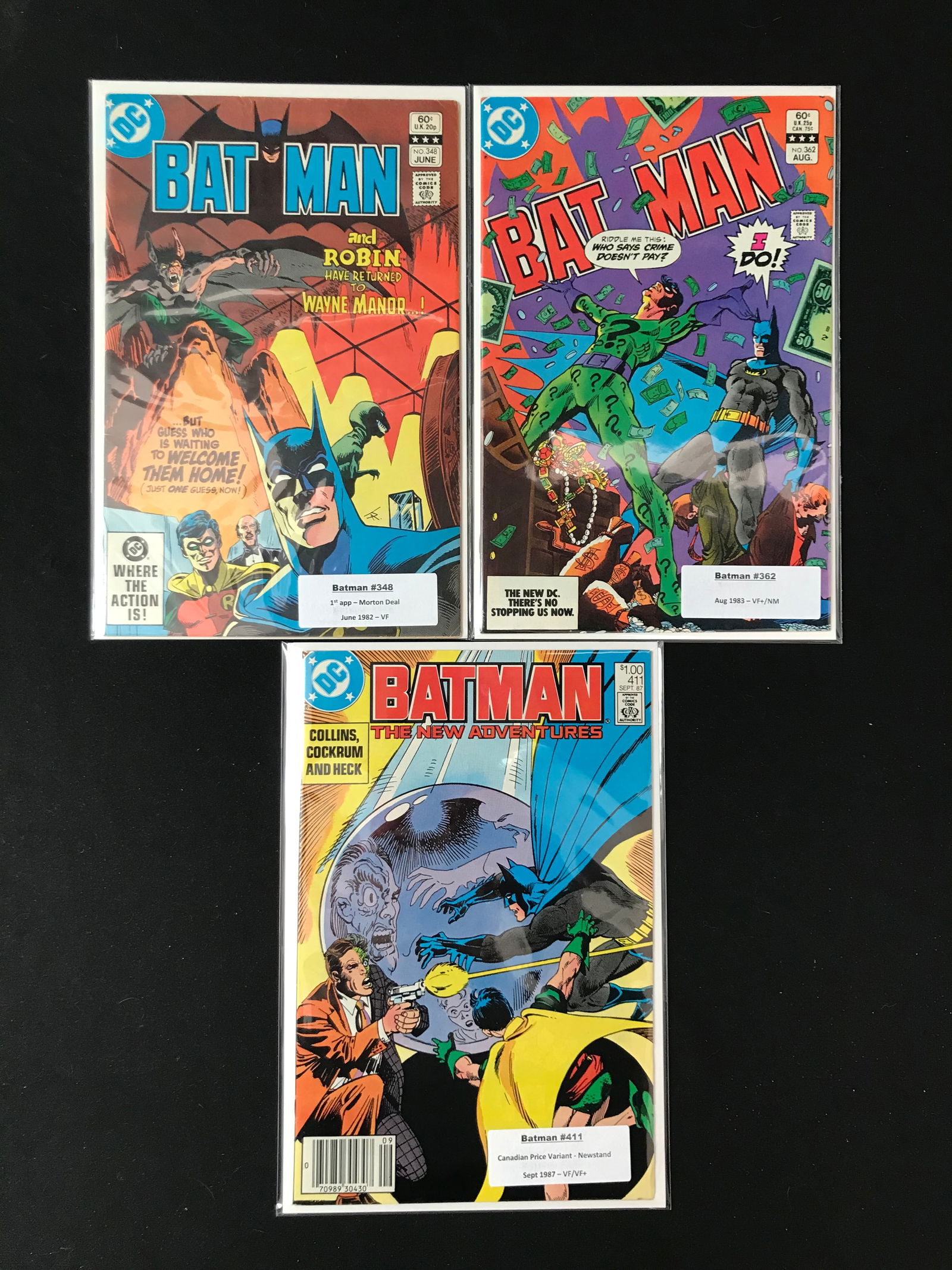 LOT OF 3 BATMAN COMICS (DC COMICS) (1 of 1)