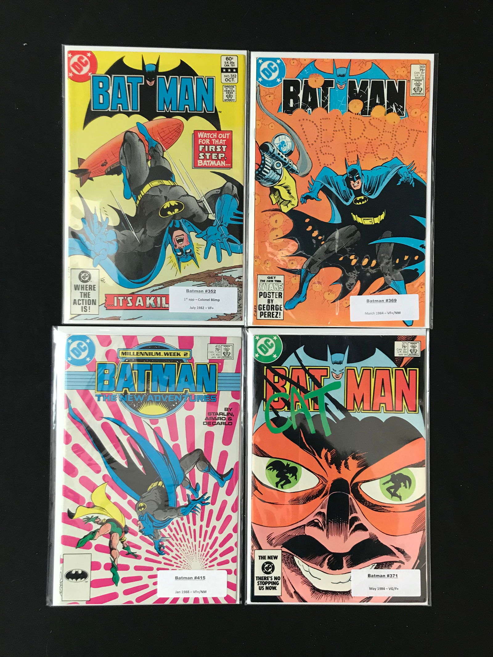LOT OF 4 BATMAN COMICS (DC COMICS) (1 of 1)