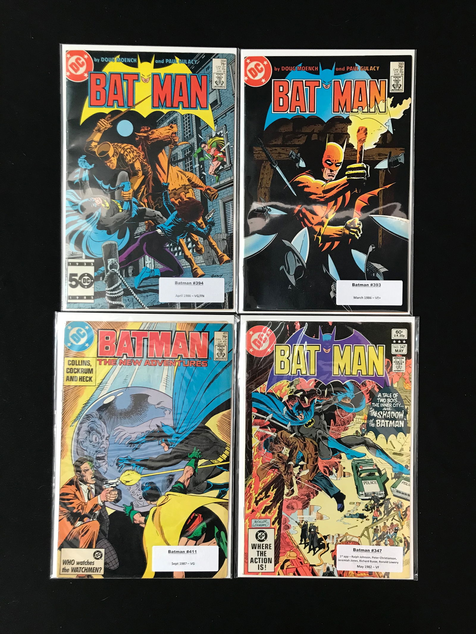 LOT OF 4 BATMAN COMICS (DC COMICS) (1 of 1)