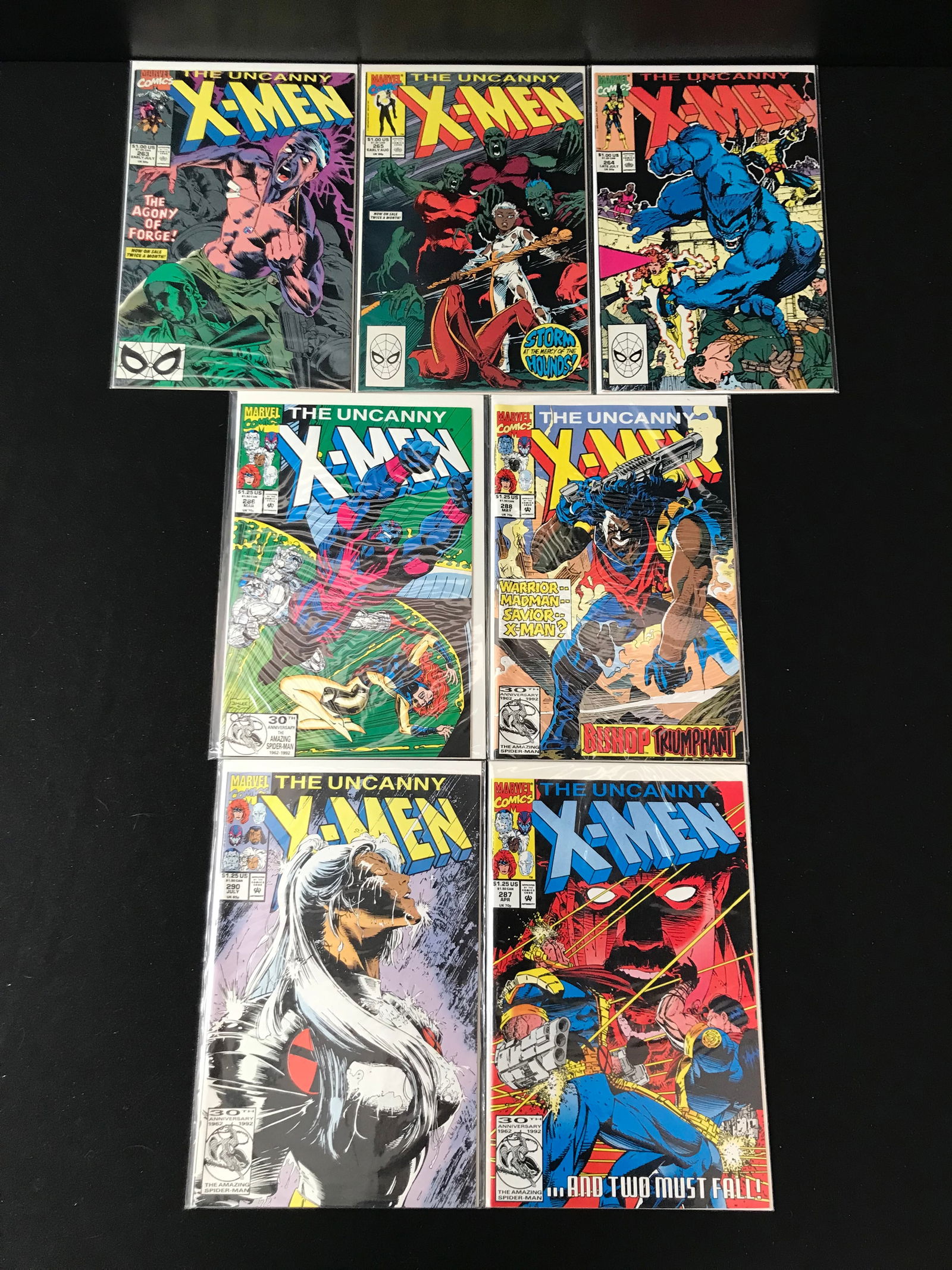 LOT OF 7 X-MEN COMICS (MARVEL COMICS) (1 of 1)