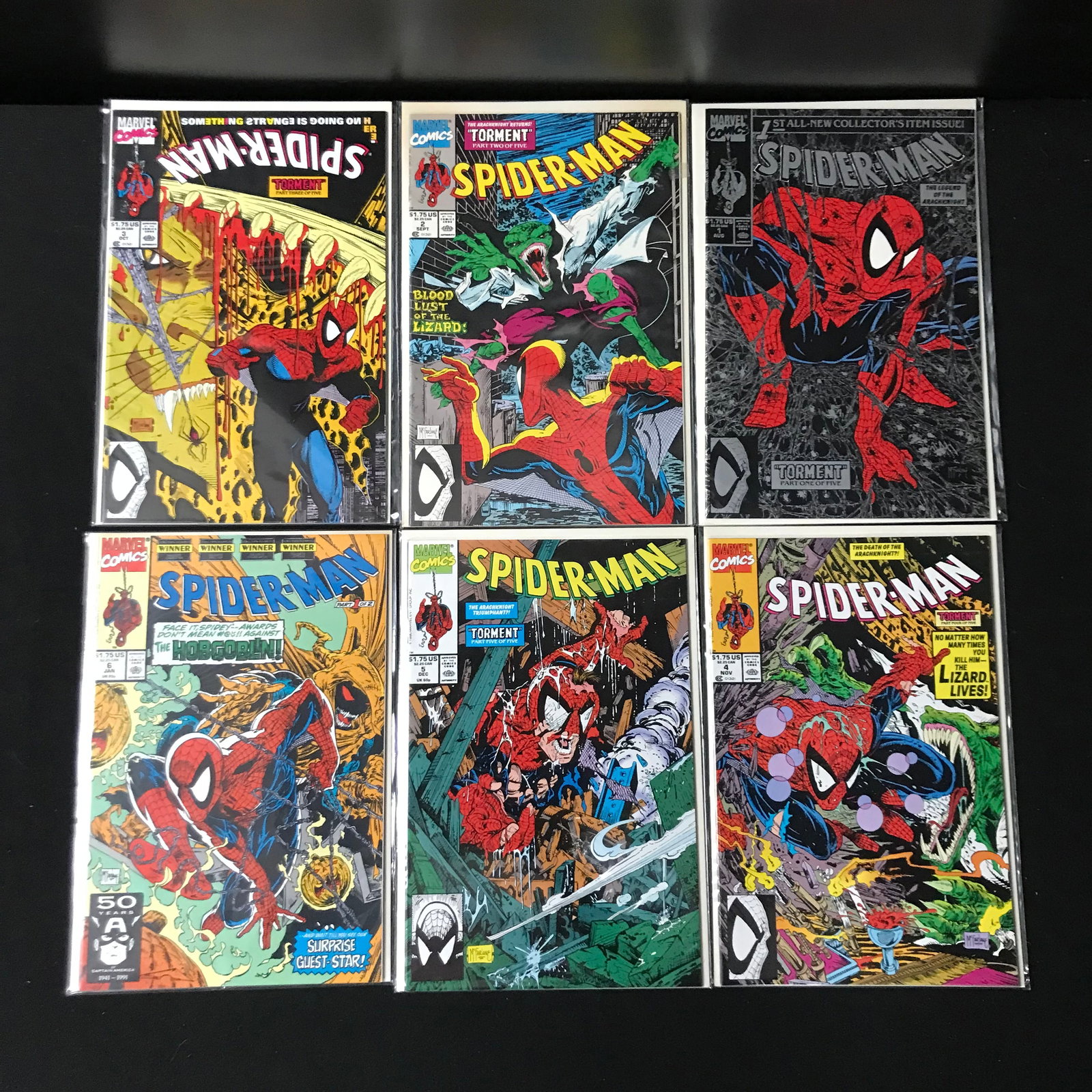 LOT OF 6 SPIDERMAN COMICS (MARVEL COMICS) (1 of 1)