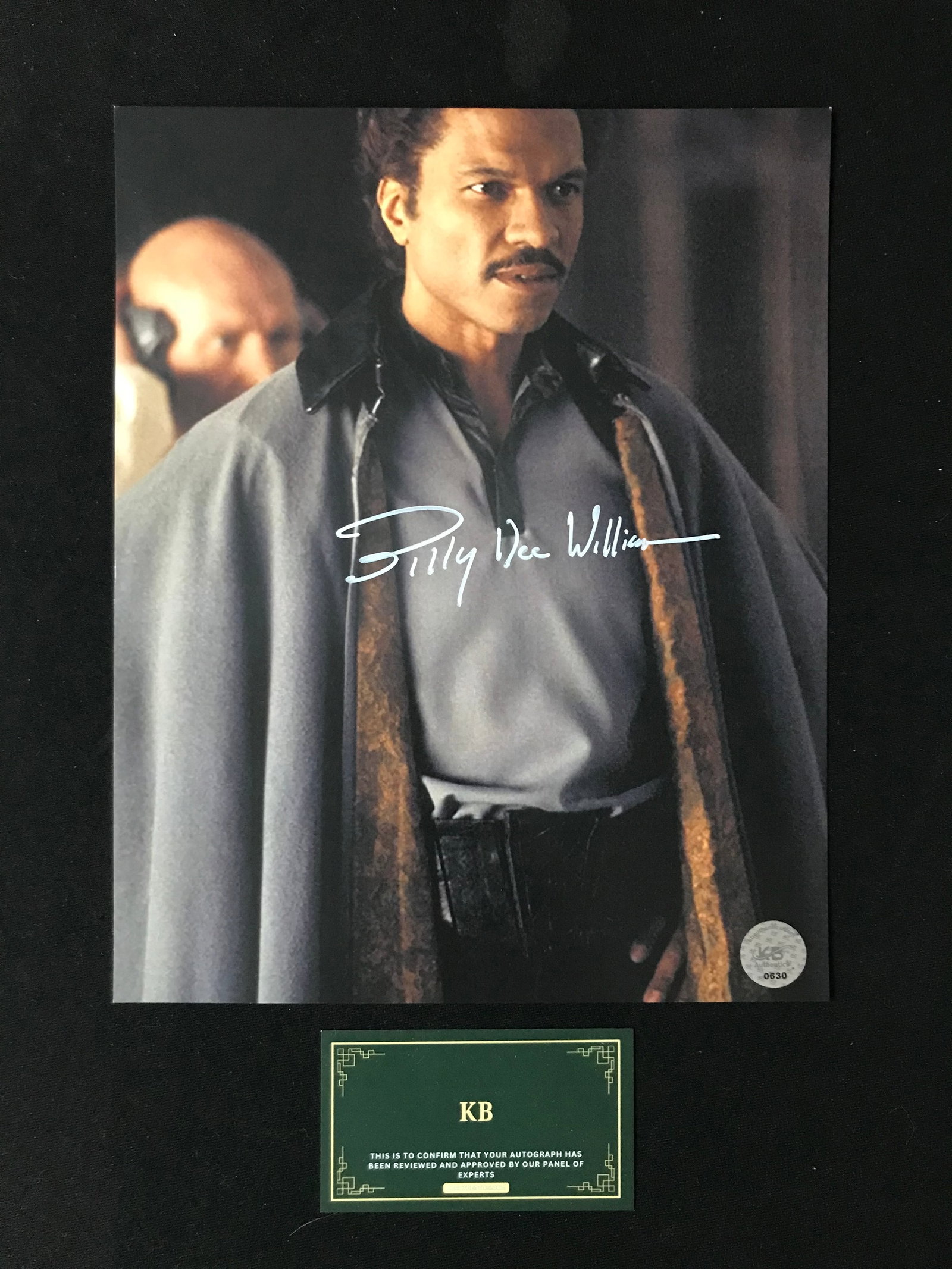 BILLY DEE WILLIAMS SIGNED 8X10 PHOTO (KB COA) (1 of 1)