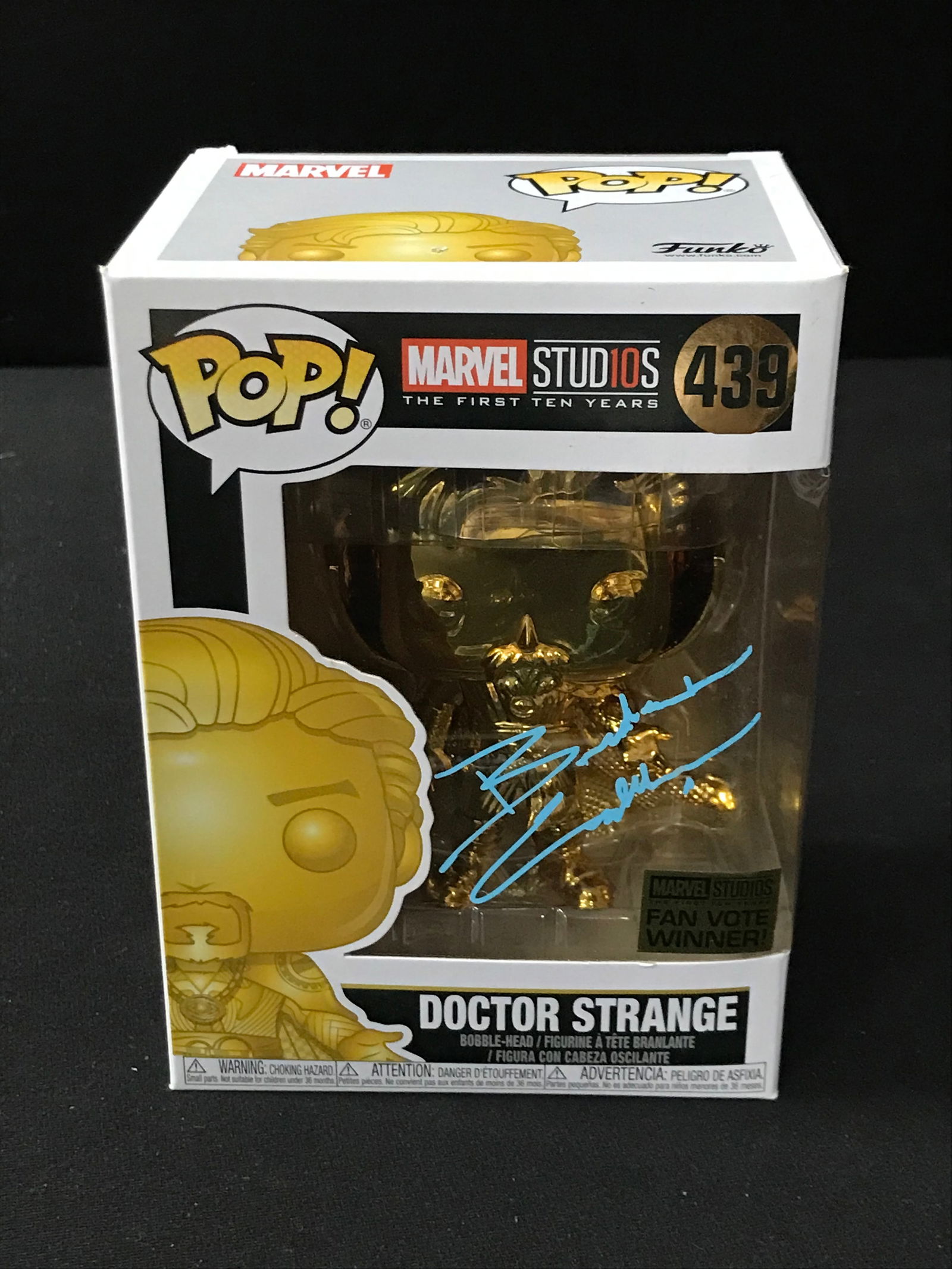 BENEDICT CUMBERBATCH SIGNED "DOCTOR STRANGE" FUNKO POP! (KB  AUTHENTICS COA) (1 of 2)