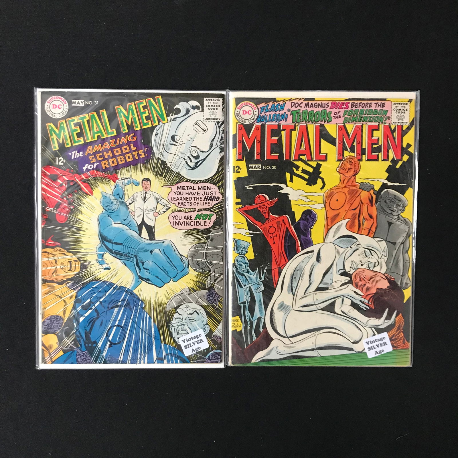 LOT OF 2 METAL MEN COMICS (DC COMICS (1 of 1)