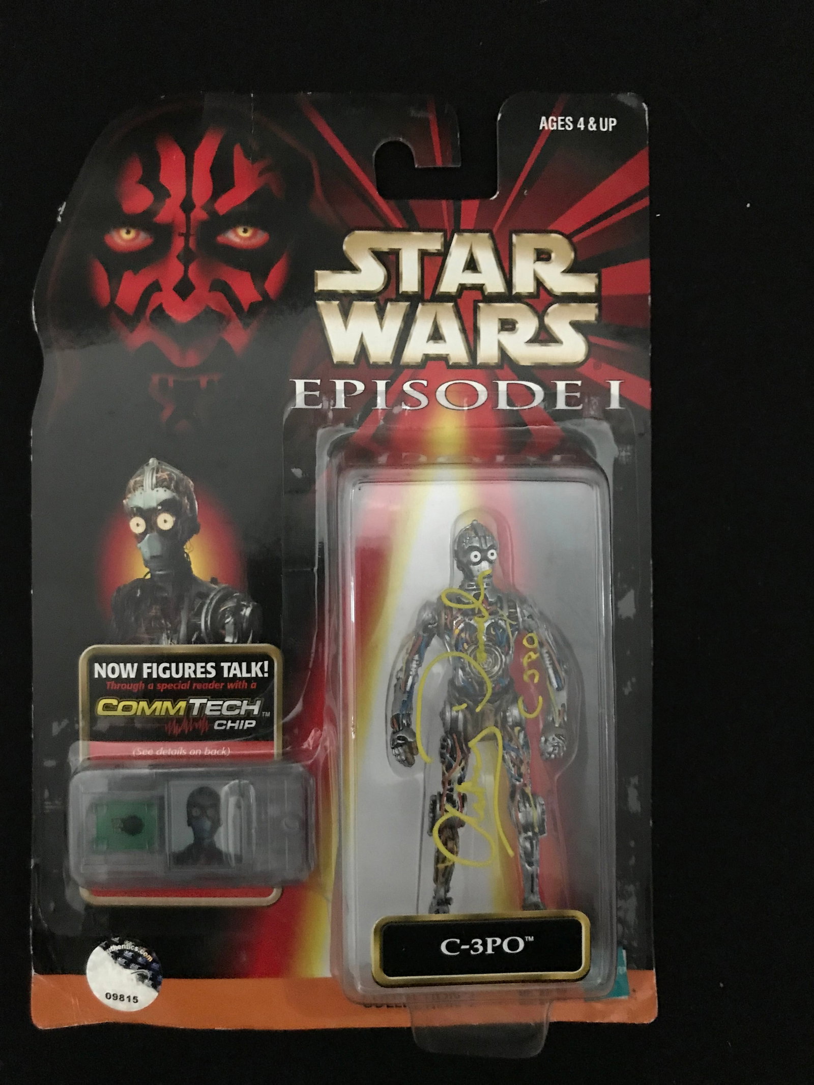 ANTHONY DANIELS SIGNED STAR WARS C3PO ACTION FIGURE (KB AUTHENTICS) (1 of 2)