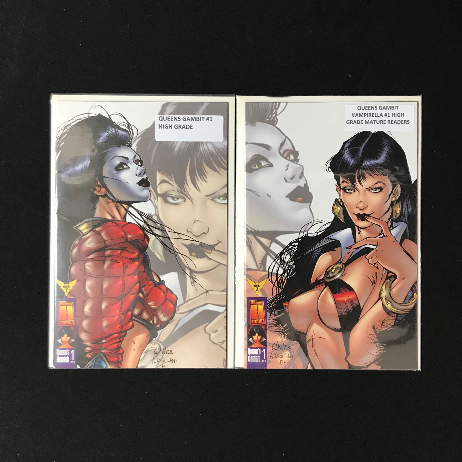 LOT OF 2 QUEENS GAMBIT NO.1 COMICS (HARRIS COMICS) (1 of 1)