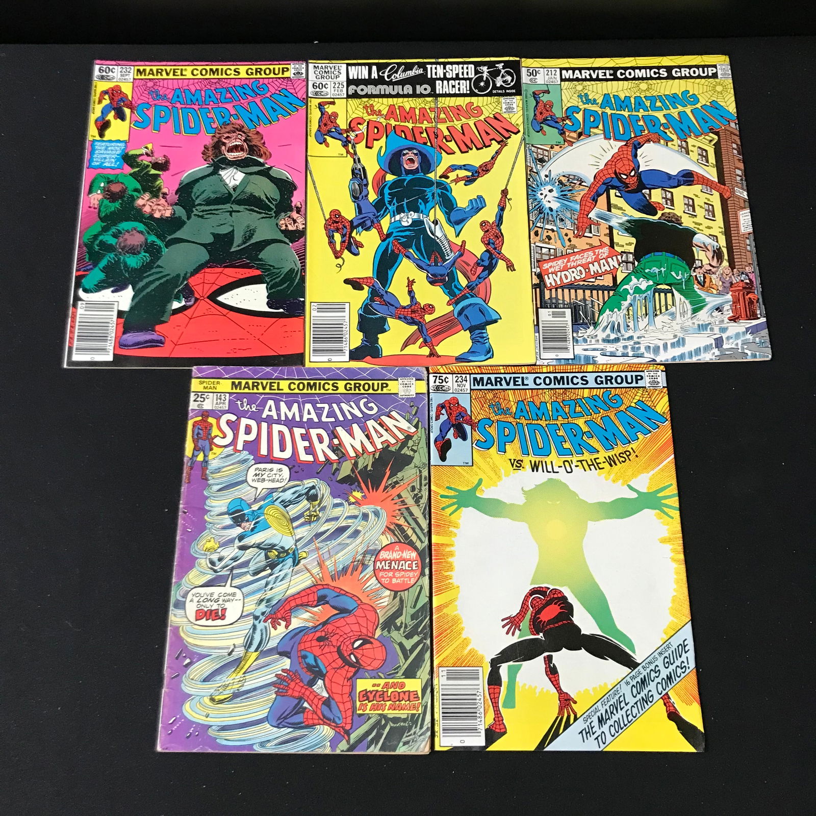 LOT OF 5 SPIDERMAN COMICS (MARVEL COMICS) (1 of 1)